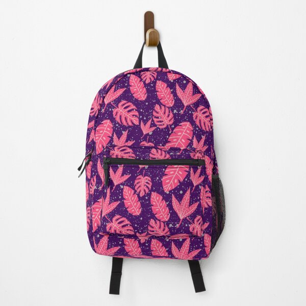 Item preview, pink leaves pattern boho style designed and sold by Randa Ranmania.