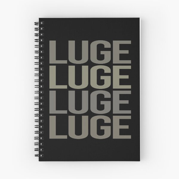 Item preview, Gray Text Art Luge Luger designed and sold by StoreCalamity.