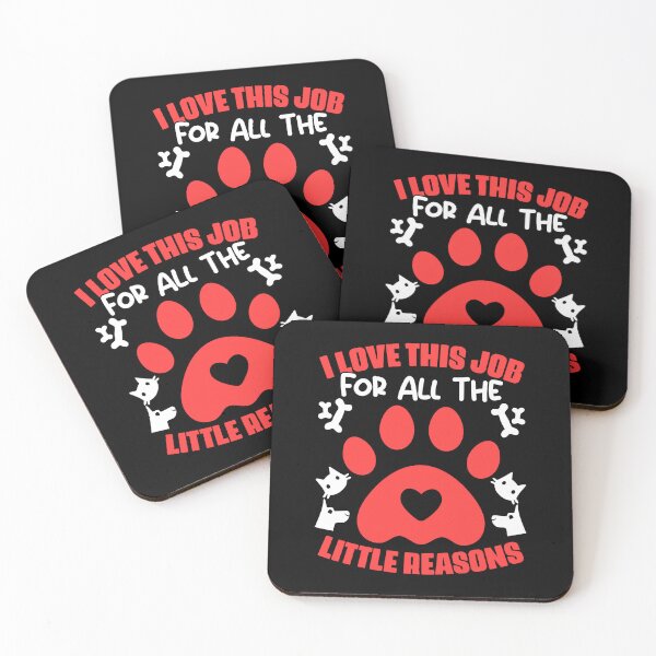 Item preview, I Love My Job For All The Little Reasons Funny Pet Caretaker designed and sold by Nessshirts.