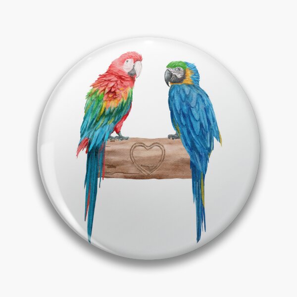 Item preview, Macaw Bird Parrot Lover Watercolor designed and sold by Blok45.