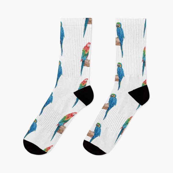 Item preview, Macaw Bird Parrot Lover Watercolor designed and sold by Blok45.