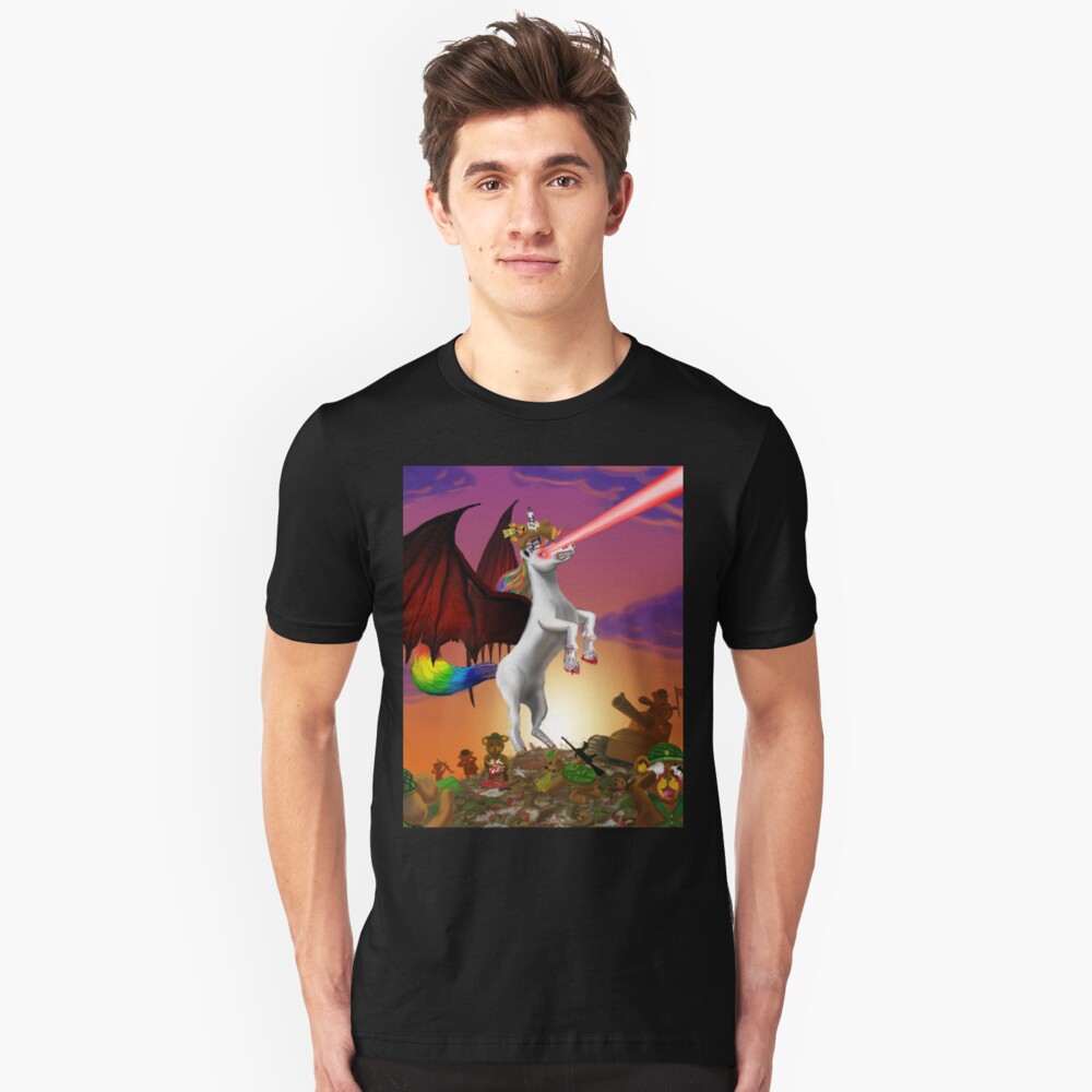 The King is DEAD! Slim Fit T-Shirt