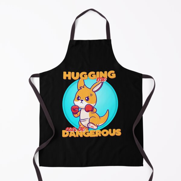 Item preview, Hugging Me Can Be Dangerous Cute Kangaroo designed and sold by More-dan-Prints.