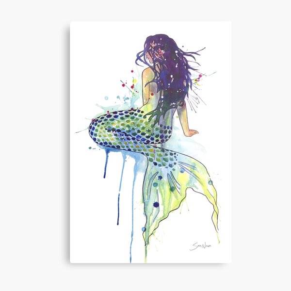 Mermaid Metal Print