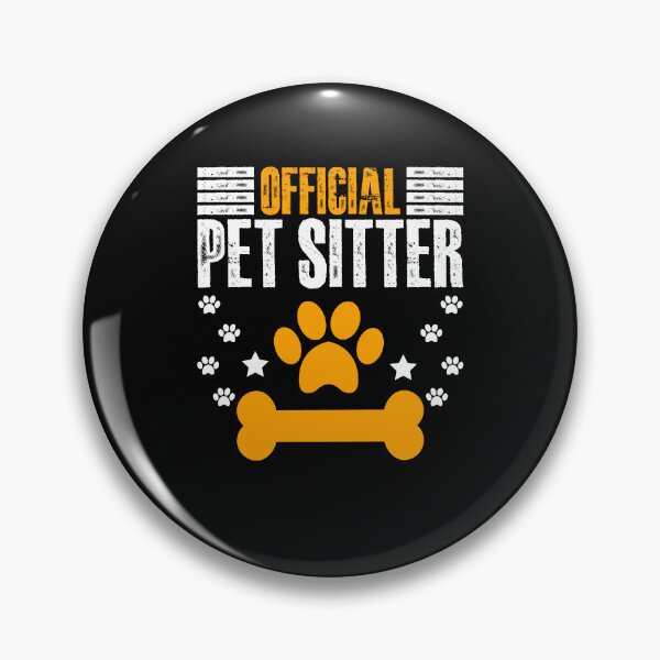 Item preview, Funny Animal Dog Cat Sitting Humor For Official Pet Sitter designed and sold by Nessshirts.