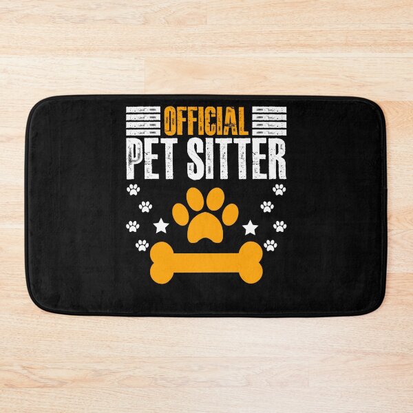 Item preview, Funny Animal Dog Cat Sitting Humor For Official Pet Sitter designed and sold by Nessshirts.