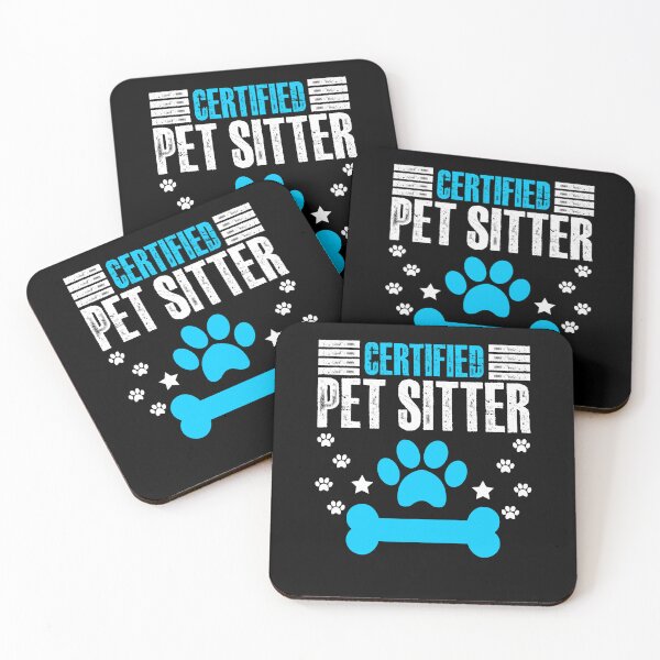 Item preview, Funny Animal Dog Cat Sitting Humor For Certified Pet Sitter designed and sold by Nessshirts.