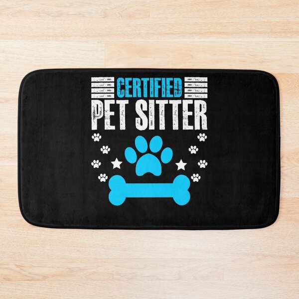 Item preview, Funny Animal Dog Cat Sitting Humor For Certified Pet Sitter designed and sold by Nessshirts.