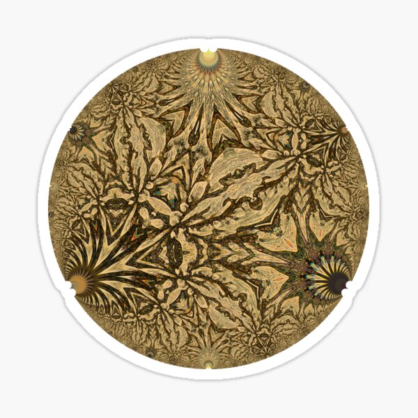 Golden Gamma GABA Globe Sticker