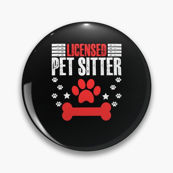Item preview, Funny Animal Dog Cat Sitting Humor For A Licensed Pet Sitter designed and sold by Nessshirts.