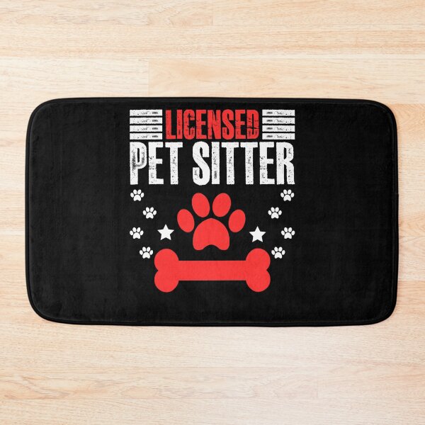 Item preview, Funny Animal Dog Cat Sitting Humor For A Licensed Pet Sitter designed and sold by Nessshirts.