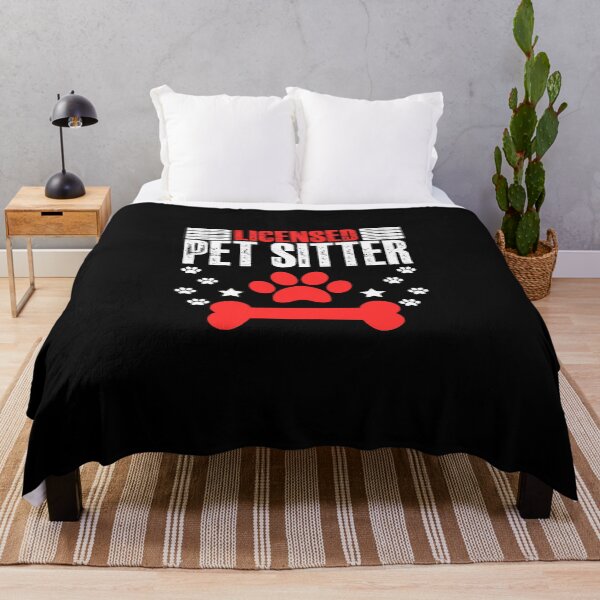 Item preview, Funny Animal Dog Cat Sitting Humor For A Licensed Pet Sitter designed and sold by Nessshirts.