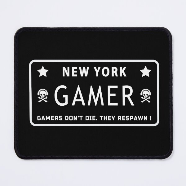 Item preview, Gamers dont die they respawn. American Gamer - New York Gamer! designed and sold by Sky-99.