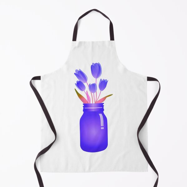 Item preview, mason jar with flowers - purple designed and sold by UNIX-G.