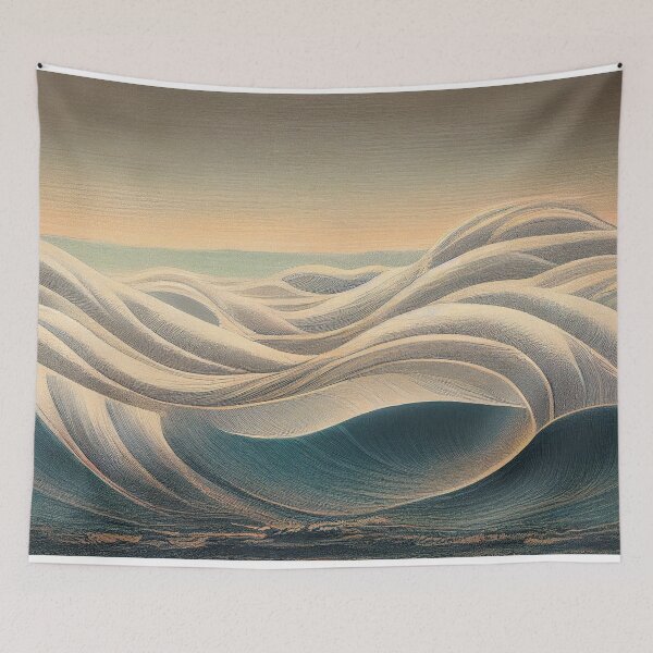 Item preview, Wave Patterns 19 - Created by A.I. designed and sold by Created-by-AI.