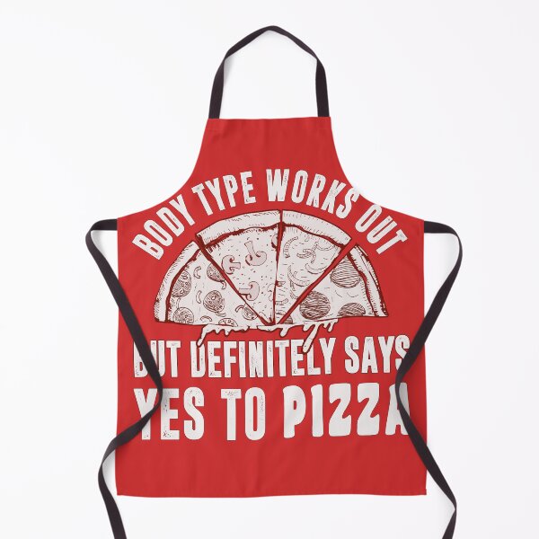 Item preview, Body Type Works Out But Definitely Says Yes To Pizza designed and sold by Artsy Fun.