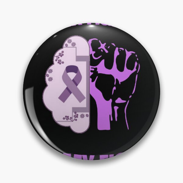 Walking Purple Ribbon Pin - Bogo | Purple | Animal Pins by PinMart