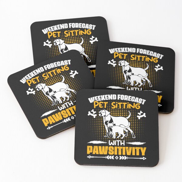 Item preview, Weekend Forecast Funny Animal Sitting Humor For A Pet Sitter designed and sold by Nessshirts.
