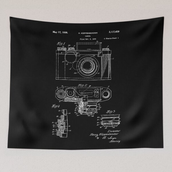 Item preview, Kuppenbender Camera Patent (White Version) designed and sold by Aliasandco.