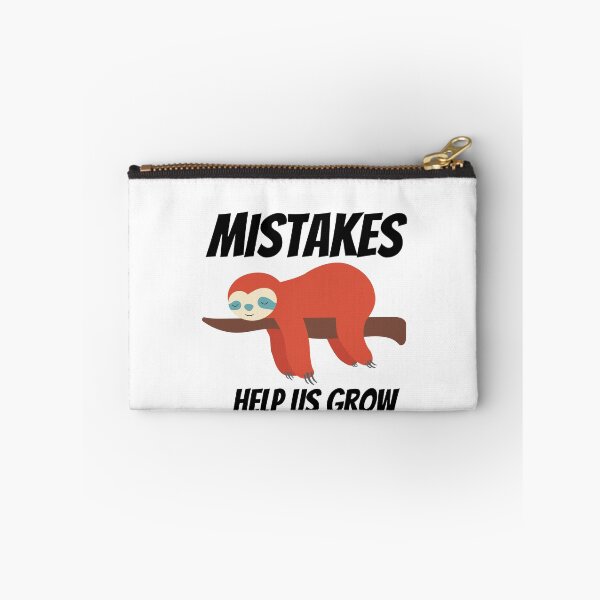 Item preview,  Mistakes help us grow, Funny sloth sleeping on the tree designed and sold by Magic Touch  ⭐⭐⭐⭐⭐.