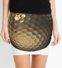 Golden Golf Ball Mini Skirt