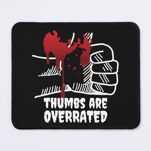 Item preview, Thumbs Are Overrated -  Woodworking Carpentry Fun Graphic - Fun Woodworking Gifts  designed and sold by WoodWorkingInc.