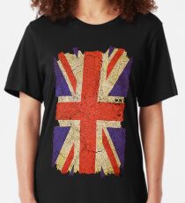 Ragged Britannia Union Jack Flag Slim Fit T-Shirt