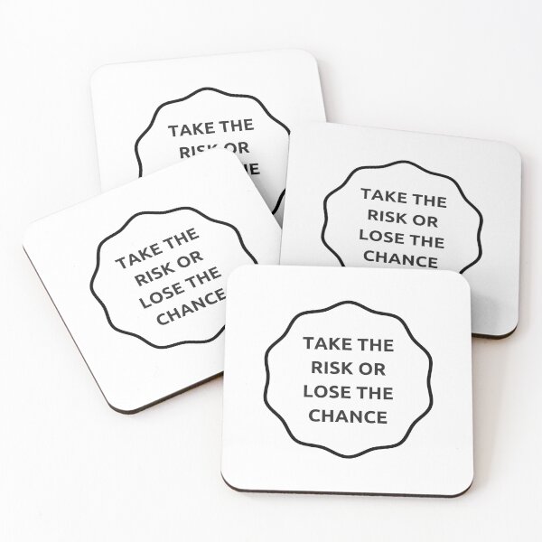 Item preview, TAKE THE RISK OR LOST THE CHANCE - MOTIVATIONAL QUOTE designed and sold by Inspirationmotivation.