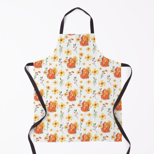Item preview, Woodland fox and trees watercolor seamless pattern designed and sold by pinkyfish1010.