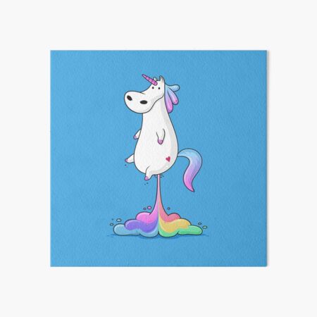 Vista previa del artículo con la obra «Pedo unicornio», diseñado y vendido por zoljo.