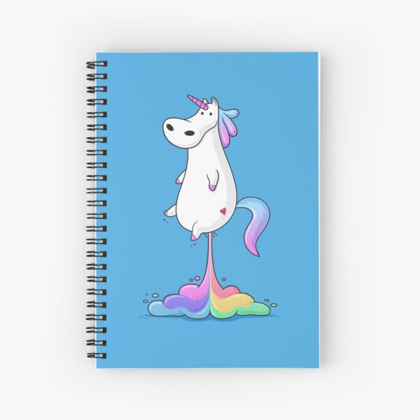 Unicorn Fart Spiral Notebook