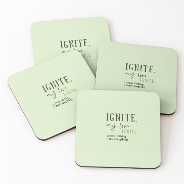 Item preview, Ignite, my love. IGNITE. Green version designed and sold by Athenasgirl.