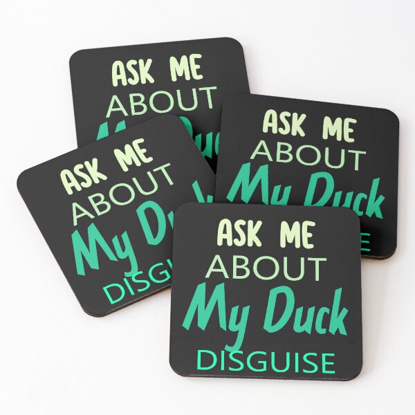 Item preview, Ask Me About My Duck Disguise Funny Quack Costume designed and sold by Ay-mane.