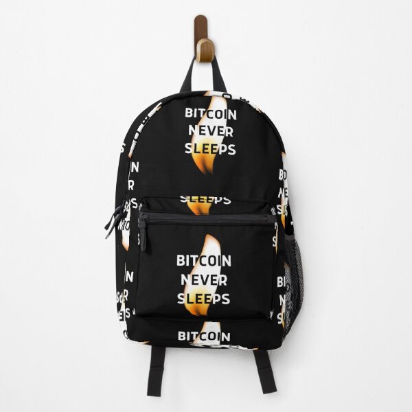 Item preview, Bitcoin Never Sleeps designed and sold by CryptoBeings.