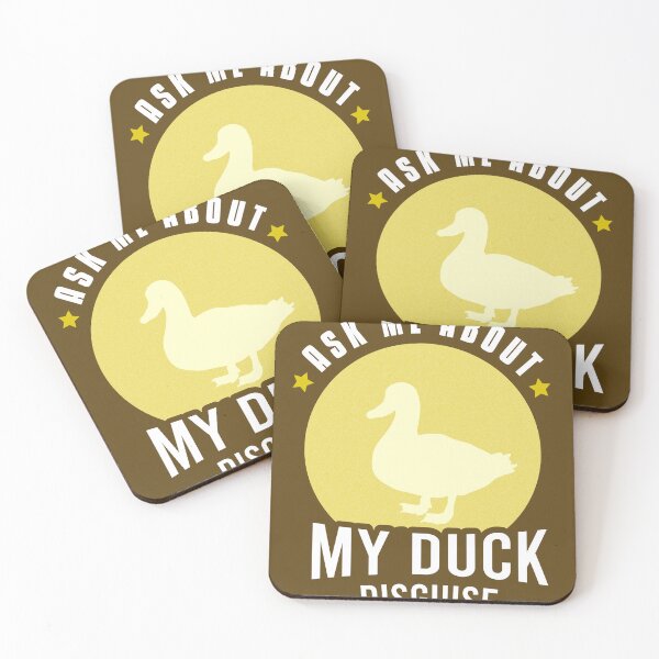 Item preview, Ask Me About My Duck Disguise Funny Quack Costume designed and sold by Ay-mane.