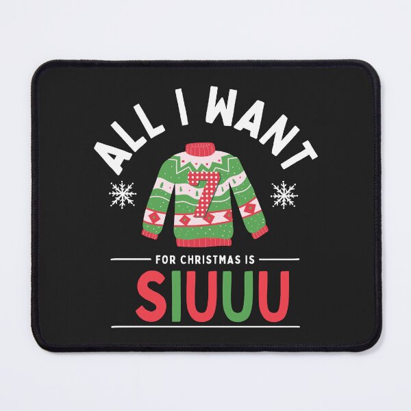Item preview, All i want for christmas is siuuu designed and sold by Best-Designers.