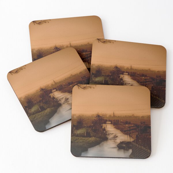 Item preview, Landscape Evening Twilight Broek in Waterland Netherlands designed and sold by Stravaigin.