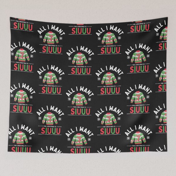 Item preview, All i want for christmas is siuuu designed and sold by Best-Designers.