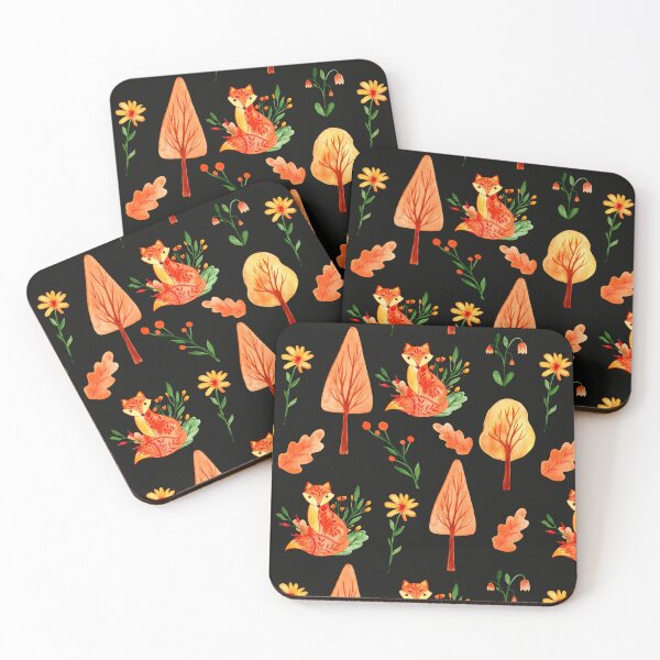 Item preview, Forest fox seamless pattern for nursery designed and sold by pinkyfish1010.
