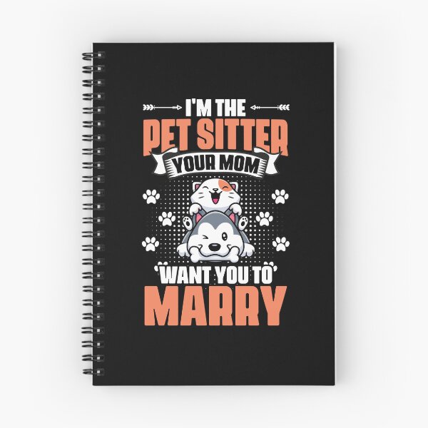 Item preview, Funny Dog Cat Sitting Humor For An Animal Lover Pet Sitter designed and sold by Nessshirts.