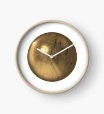 Golden Basketball Clock