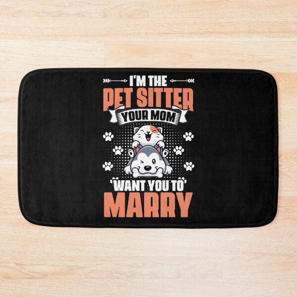 Item preview, Funny Dog Cat Sitting Humor For An Animal Lover Pet Sitter designed and sold by Nessshirts.