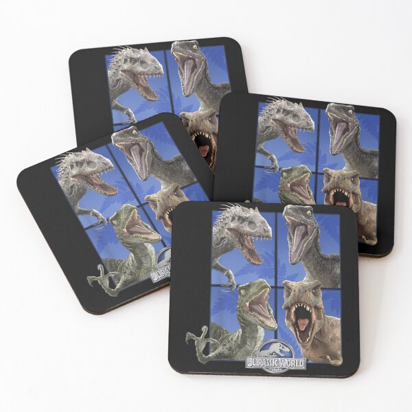 Item preview, Group Of 4 Dinosaur Roars designed and sold by TarynAbbott.