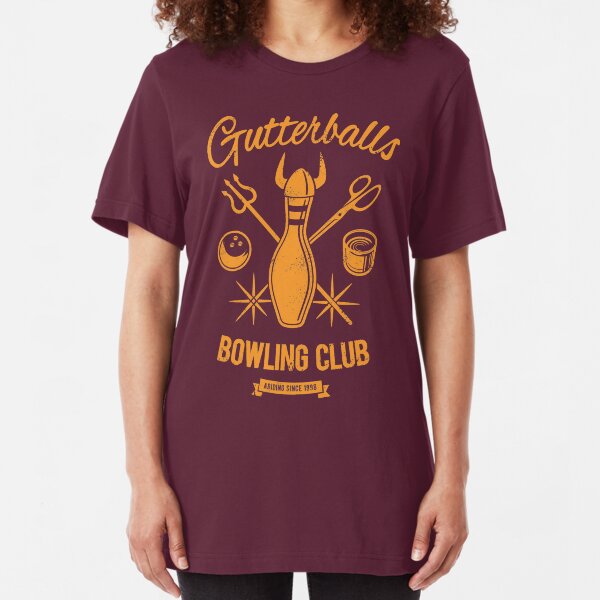 Gutterballs Bowling Club Slim Fit T-Shirt
