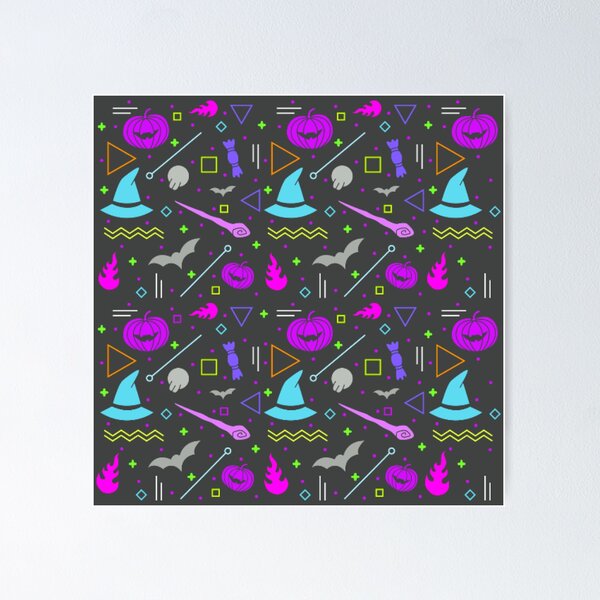 Item preview, Memphis Style Halloween designed and sold by TotallyRetroArt.
