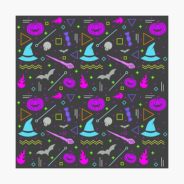 Item preview, Memphis Style Halloween designed and sold by TotallyRetroArt.