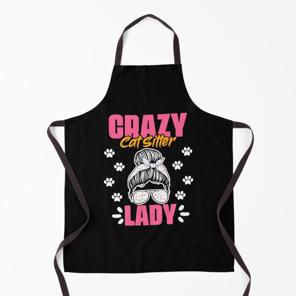 Item preview, Crazy Cat Lady Funny Animal Sitting Humor For A Pet Sitter designed and sold by Nessshirts.