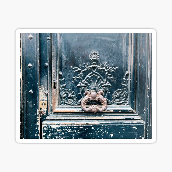 Black Door - Paris, France Sticker