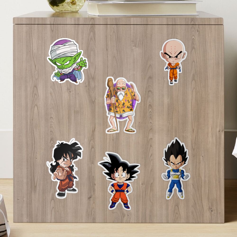 Dragon Ball Z Raised Sticker Sheet in Display- 6 PACK