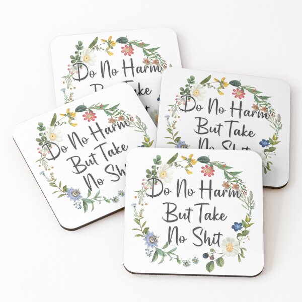 Item preview, Do No Harm But Take No Shit Wreath designed and sold by Pavnud.